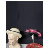 VINTAGE PANAMA HAT AND 1950