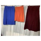 THREE VINTAGE SKIRTS TUDOR SQUARE NY - ALBERT