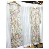 TWO PIECE NYLON ROBE AND NIGHTGOWN UNBRANDED