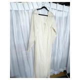 MISS DIOR BEIGE FULL LENGTH DRESSING GOWN L/S