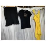 MICHAEL KORS SIZE MED BLACK RHINESTONE TOP AGNES