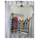A.Z.I. NY MEDIUM GRAPHIC TEE SHIRE STREET FASHION