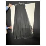 LONG BLACK VICTORIAN SKIRT