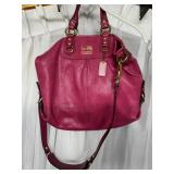 PINK COACH PURSE CLEAN SHOULDER AND HAND STRAP