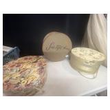 THREE HAT BOXES INCLUDING SAX FIFTH AVENUE