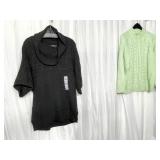 TWO EX LARGE SWEATERS NEW WITH TAGS KAREN SCOTT