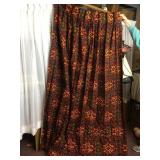 VINTAGE CUSTOM-MADE DRAPERIES AND DOUBLE MATCHING