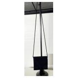 CARLA MARCHI SMALL BLACK EVENING BAG WITH TASSEL