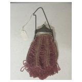 VICTORIAN BEADED HANDBAG DAMAGED SEE PHOTOS