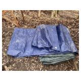 2 LARGE TARPS 6FT NO HOLES