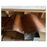 MISC LEATHER WORKING PIECES SOME QUITE LARGE