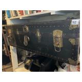 STEAMER TRUNK NICE COND. BRASS FIXTURES