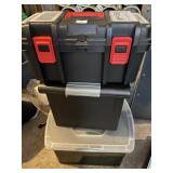 2 BINS FLIP TOP FOR TOOLS