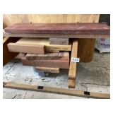 ASSORTED EXOTIC HARDWOODS SOME LARGER PIECES
