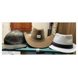 NUBUCK COWBOY HAT AND OTHER HATS