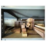 SOME CUT OFF PIECES OF WOOD STILL VERY USABLE