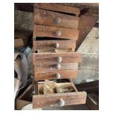 CONTENTS OF WORKBENCH DRAWERS COULD NOT GET ALL