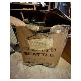 BBQ POT BELLY STOVE NEW IN BOX, BOX IS BREAKING