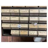 CONTENTS OF DRAWER CHISELS