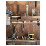 DRILL BITS SCREWDRIVERS CONTENTS OF WALL