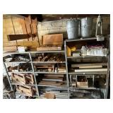 3 SHELVES 14FT WIDE 8FT HIGH STEEL SHELF ALL