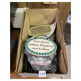 SCREW IN WHEELS FOR SHELVING AND DECORATIVE SIGN