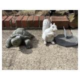 TURTLE, SQUIRREL AND GARDEN Dï¿½COR