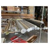 ROUND STOCK OF 6061 ALUMINUM PIECES
