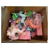 BARBIE DOLL HOUSE, PONIES, ETC.