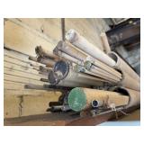 ROUNDS OF WOOD AND ALUMINUM MACHINING SUPPLIES