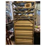 82H 38W 19D STEEL SHELVING RACK DO NOT ARRIVE TO