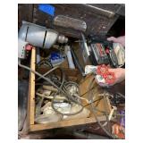 SCROLL SAW, ELECTRIC DRILL, 2 SHUT OFF VALVES