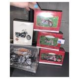 5 HALLMARK ORNAMENTS MOTORCYCLES