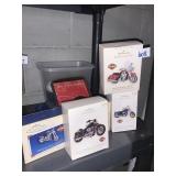 HALLMARK MOTORCYCLE ORNAMENTS W/ BOX