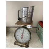 SCALE AND FLOWER SIFTER