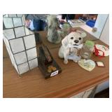 WELCOME DOG FIGURE, HEART, JAR