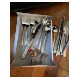 STAINLESS STEEL FLATWARE AND COOKIE CUTTER