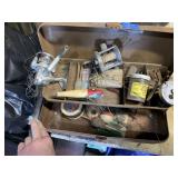 TACKLE BOX WITH FISHING SUPPLIES