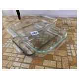 GLASS PYREX BAKING DISHES