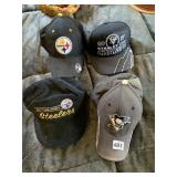 4 SPORTS HATS LIKE NEW