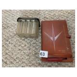 ADDRESS BOOK, COIN HOLDER