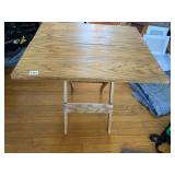 TV TRAY OAK FOLDING
