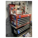 RED AND BLACK TOOLBOX CONTENTS EXCLUDED