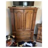 WINE WARDROBE W/ PULL OUT DRAWERS AND