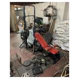 DP FITNESS WORKOUT INCLUDING PULL DOWN MACHINE