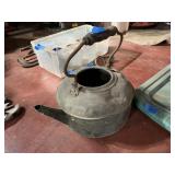 TEA POT NO LID WITH WOOD HANDLE