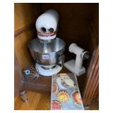 KITCHEN AID MIXER W/ FOOD PROCESSOR ATTACHMENT,