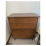 FOUR DRAWER WALNUT DRESSER HAND DOVETAILED