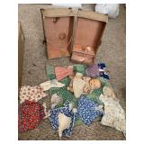 DOLL TRUNK WITH DOLL AND CLOTHING
