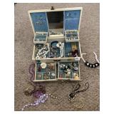 JEWELRY BOX AND CONTENTS NOT TAPE AND TAPE